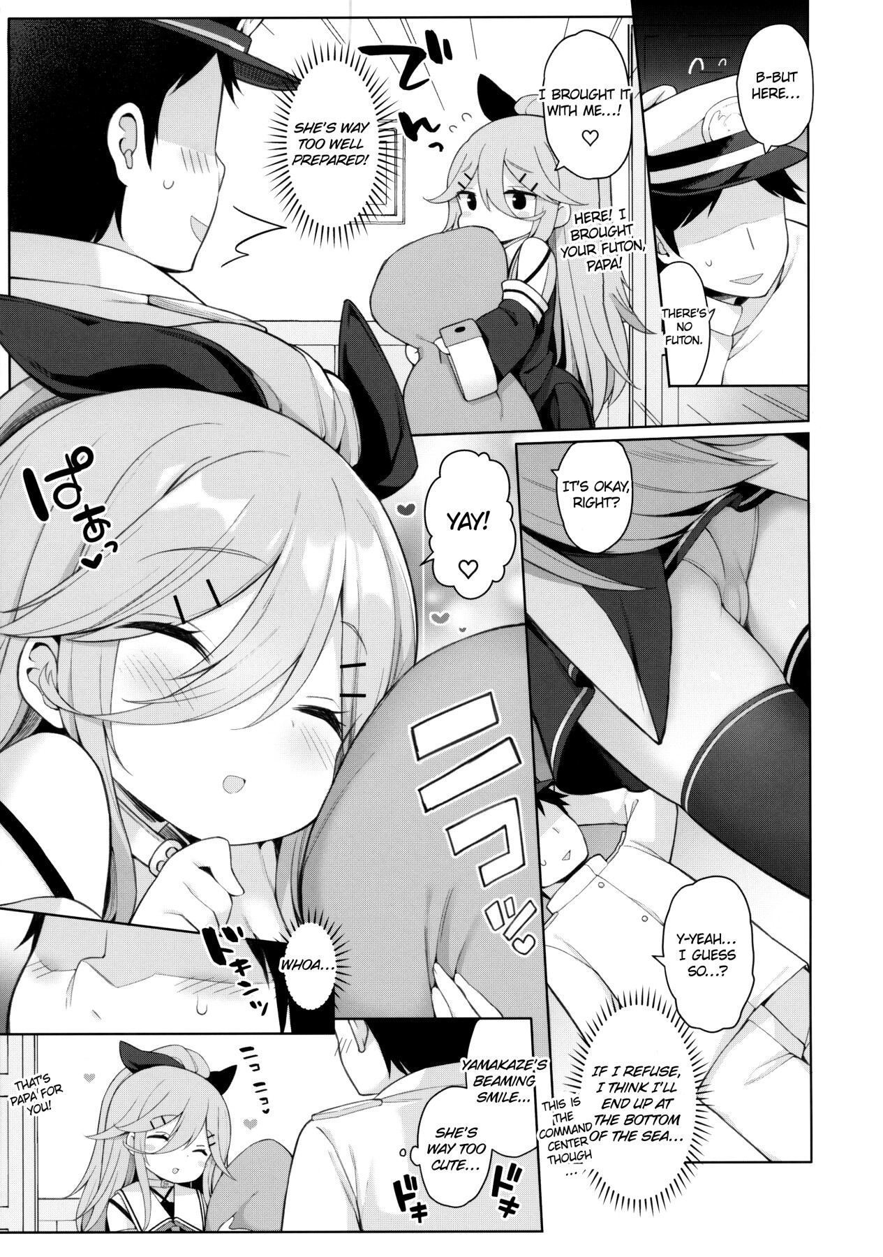 Hentai Manga Comic-Yamakaze-chan in heat loves her Papa!-Read-4